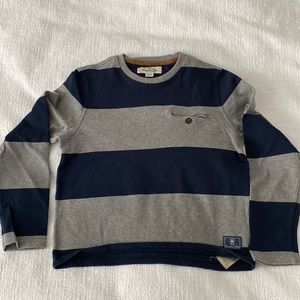 Massimo Dutti Striped boys long sleeve cotton top. Perfect for fall.